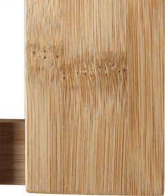 Csúszásgátló szőnyeg a fürdőszobába, természetes lakkozott bambusz, KLERA
