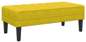 Pad Sárga 113x57x39 cm Bársonyos