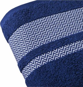 EMI Ates sötétkék pamut fürdőlepedő 70x140 cm