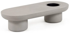 Taimi kerti beton dohányzóasztal, 140 x 60 cm - Kave Home