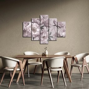Kép - Vintage bazsarózsa virágok (150x105 cm)