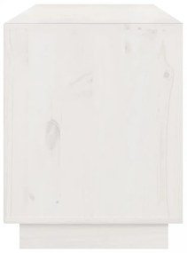 fehér tömör fenyőfa TV-szekrény 176 x 37 x 47,5 cm