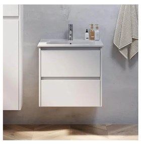 MOLDE 60 cm fehér fürdőszobaszekrény mosdóval