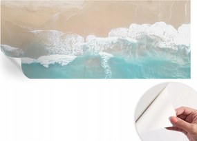 Fotótapéta Fali tapéta Hálószobába és Nappaliba Zümmögő hullámok 250x104 cm