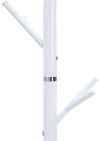 fehér porszórt vas ruhafogas 175 cm