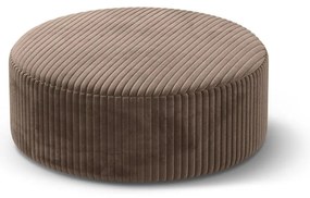 Barna kordbársony puff Dia – Micadoni