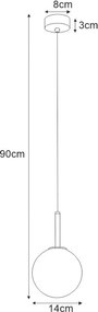 KAJA K-4885 FARO Fekete Színű Függeszték 1xE14 10W IP20