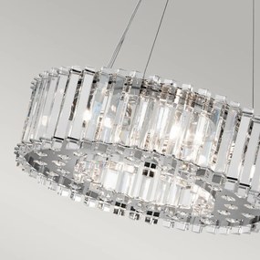 Kichler CRYSTAL SKYE KL-CRYSTAL-SKYE-P-A Függőlámpa 6x3,5W/G9 320LM IP44