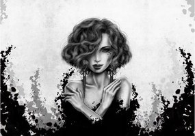 Fotótapéta Nő Art Deco vinil absztrakt 416x254 +ragasztó