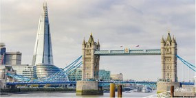Fotó kép edzett üveg Temze London 140x70