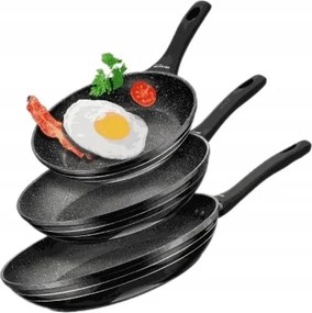 Aiwa Tapadásmentes Serpenyő Szett 3 db 20CM 24CM 28CM