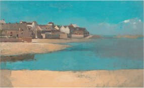 Dekoratív Fotótapéta Flizelin Hálószoba Csendes falu 416x254