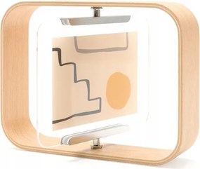 Fényképkeret forgatható fa barna nappali stílusos Bellwood