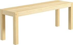 HOMCOM 2-Személyes Fa Pad Vidéki Stílusú Konyhai Pad a Nappaliba, Konyhába, Előszobába, Tölgyfa, 240 kg-ig Terhelhető, 120 x 33 x 45 cm, Természetes |