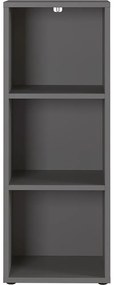 Antracitszürke könyvespolc 45x120 cm Agenda – Germania