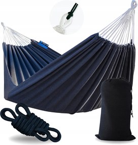 Boho 2os kerti függőágy Roma 220x160 grafit Potenza huzattal