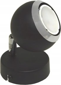 Spot lámpa Állítható 1x GU10 fekete Króm Kynis