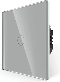 Érintőkapcsolós lámpakapcsoló 1-fokozatú szürke