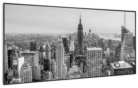 Klarstein Wonderwall Air Art Smart, infravörös hősugárzó, 120 x 60 cm, 700 W, New York City