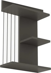 Kinik fali polc, antracit, 40 cm