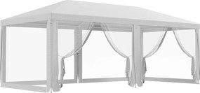 Outsunny Kültéri Fogadótábor 6 eltávolítható oldalfallal, mérete: 6L x 3W m, partikhoz, eseményekhez, fehér | Aosom