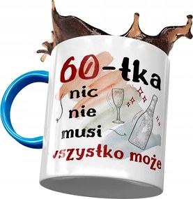 Kék Bögre Születésnapra 60 60-es 60-as évek Nyomtatott Fotóval