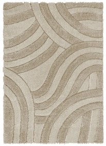 Bézs kézi szövésű szőnyeg újrahasznosított szálakból 120x170 cm Velvet – Flair Rugs