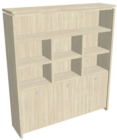 Verno magas szekrény 188 x 46 x 210 cm, polccal, akác