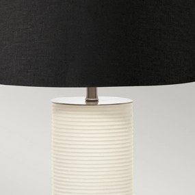 Elstead modern asztali lámpa ripple fehér ezüst elsripple-tl-wht-b