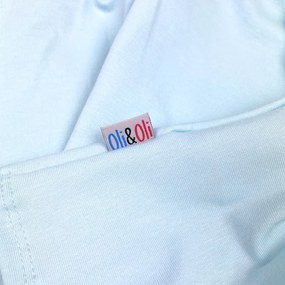 Gyerekszoknya Oli&Oli - Halványkék színű Méret: 122