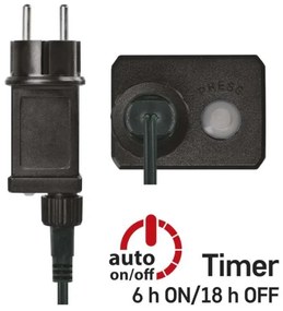 LED Karácsonyi kültéri lánc 120xLED/17m IP44 meleg/hideg fehér