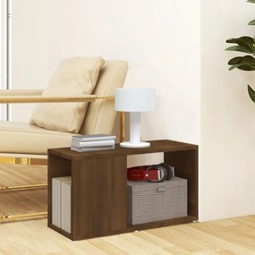 barna tölgy színű szerelt fa TV-szekrény 60 x 24 x 32 cm