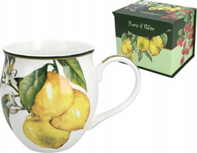 Csodálatos Porcelán Bögre Citrom Hordó 430ml