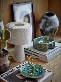 Fehér asztali lámpa textil búrával (magasság 30 cm) Emmie – Bloomingville