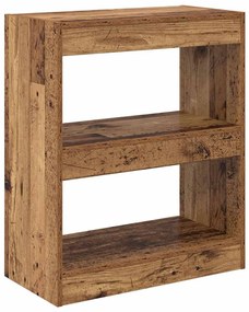 Könyvespolc Régi fa 60 x 30 x 72 cm Faanyag