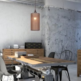 LED Csillár zsinóron NOEL MINI 1xE27/60W/230V barna