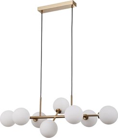 Italux modern függeszték mirellio fehér mézédes sárgaréz itxpnd-66463-8-hb
