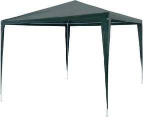 vidaXL zöld PE rendezvénysátor 3 x 3 m