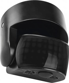 Kültéri mozgás- és alkonyatérzékelő PIR 1200W/230V IP65 fekete