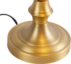 Okos Banker lámpa bronz színben borostyán üveggel, WiFi A60-nal - Banker