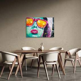 Kép - Falfirka (üvegen) (70x50 cm)