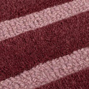 Borvörös kézi szövésű gyapjú szőnyeg 120x180 cm Split Ombre Shaped – Flair Rugs