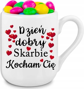 Fehér Bögre 330ml Coffee Ajándék Szerelmeseknek Szerelem Sok Mintával