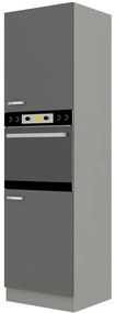 Élelmiszer szekrény a sütőhöz Gonir 60 DP 210 2F (szürke + szürke). 1032719