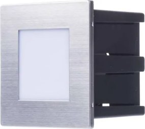 EMOS-ZC0111 Ezüst Színű Kültéri Falilámpa 1x1.5W LED 75Lm 4000K IP65