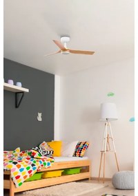 FARO 33821-Mennyezeti ventilátor MINI PUNT S barna/fehér átm. 90 cm + távirányítás