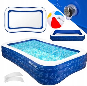 Kesser kerti medence 240 x 142 x 56 cm labda