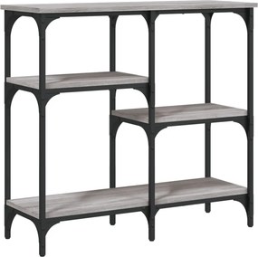 vidaXL szürke sonoma színű szerelt fa konzolasztal 80x29x75 cm