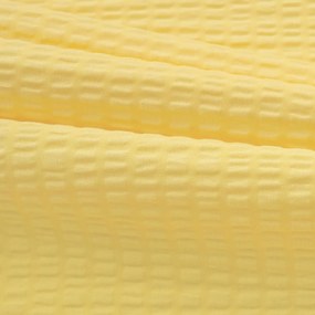 Goldea krepp ágyneműhuzat - sárga 140 x 200 és 70 x 90 cm