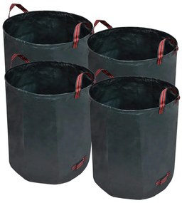 Kerti Szemetes Zsák Sötétzöld 4 db 272 literes 150 g / m²